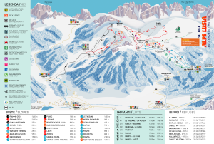 Skiing in Moena