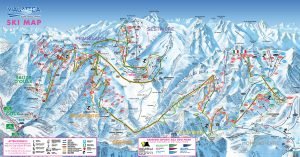 Pistes and lifts of the Via Lattea