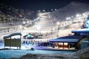 Night skiing – Prato Nevoso