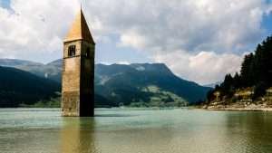 Übernachten am Reschensee – Lago di Resia