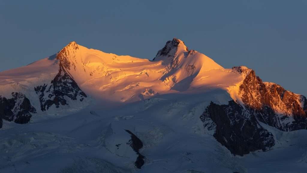 Il Monte Rosa e la Punta Dufour – Svizzera