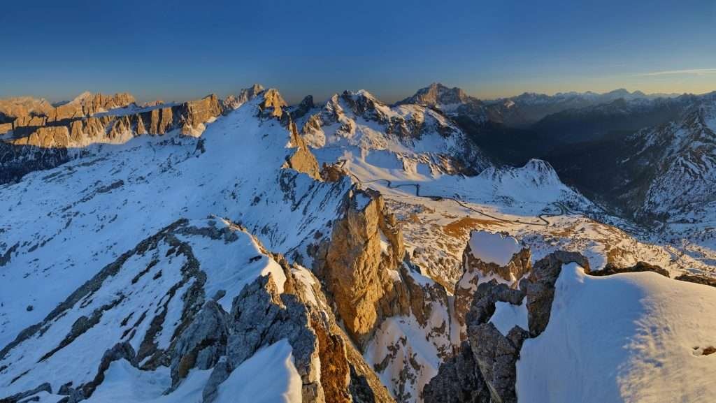 Sciare al Passo Giau