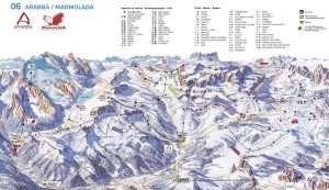 Skiing in Arabba