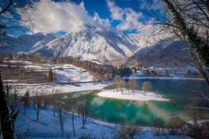 Il Lago di Tenno d'inverno