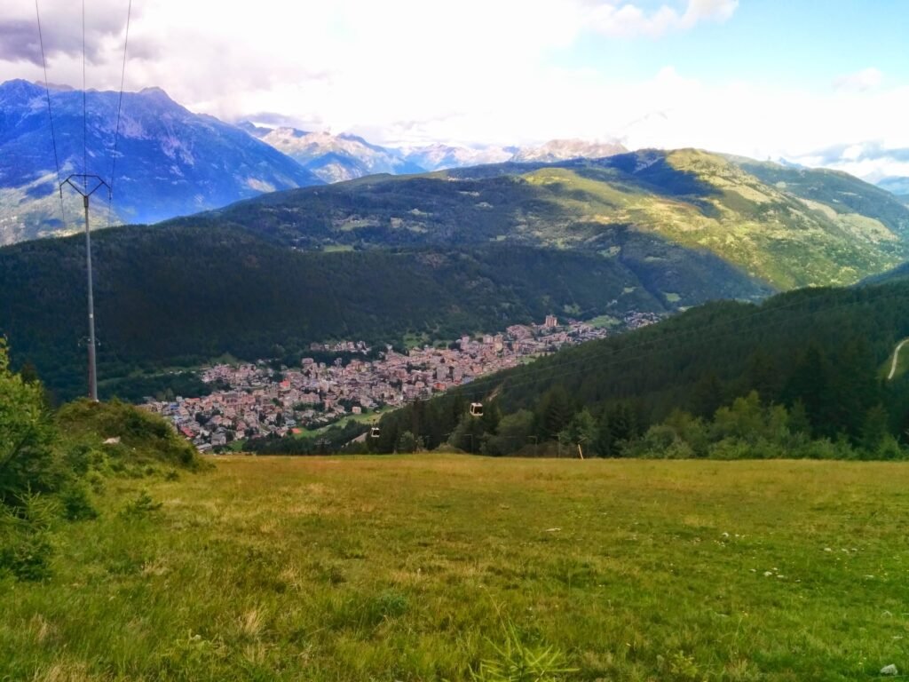 Aprica vista dalla Magnolta