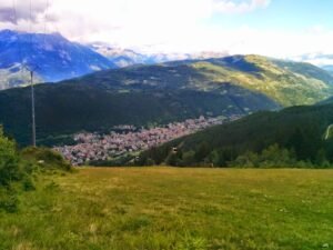 Aprica vista dalla Magnolta