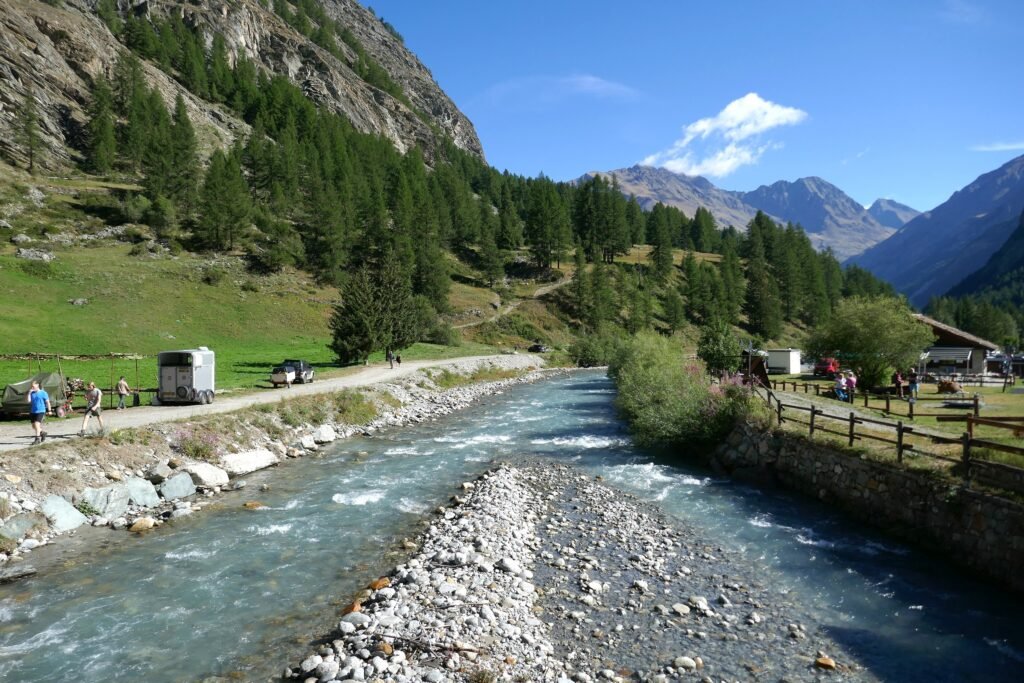 Il torrente Valnontey