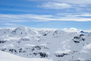 Montagne innevate sopra Davos
