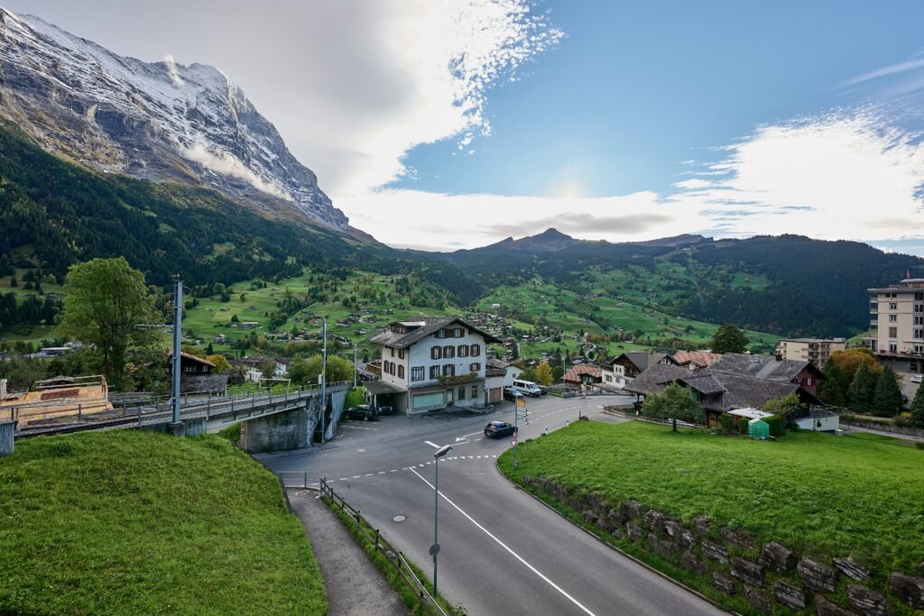 L'Eiger visto da Grindelwald