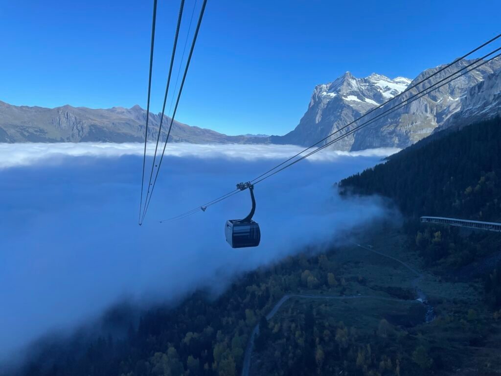 La cabinovia Eiger Express