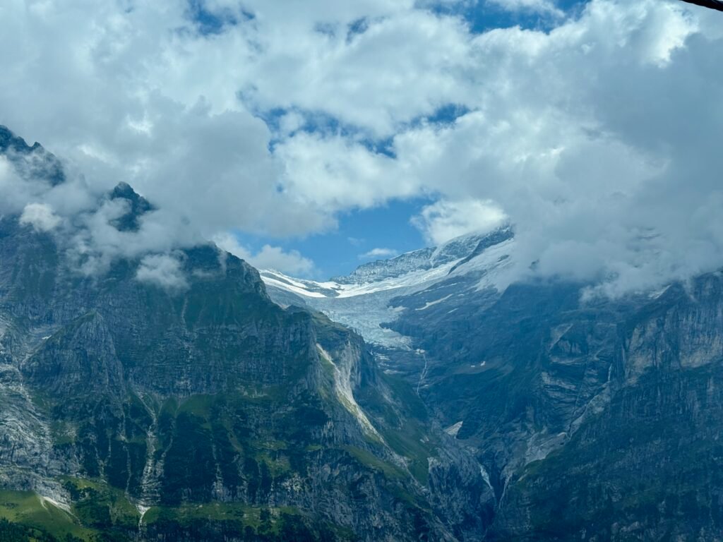 Il ghiacciaio sopra Grindelwald