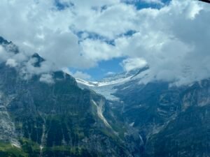 Il ghiacciaio sopra Grindelwald