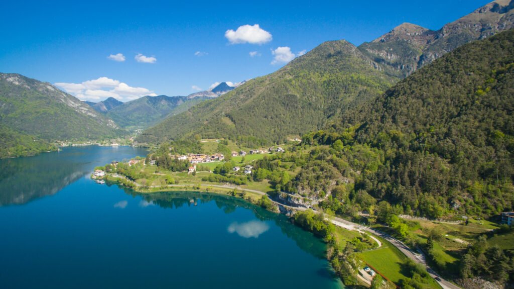 Lago di Ledro dall'alto