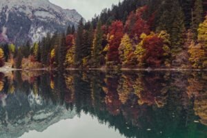 Lago di Tovel in autunno