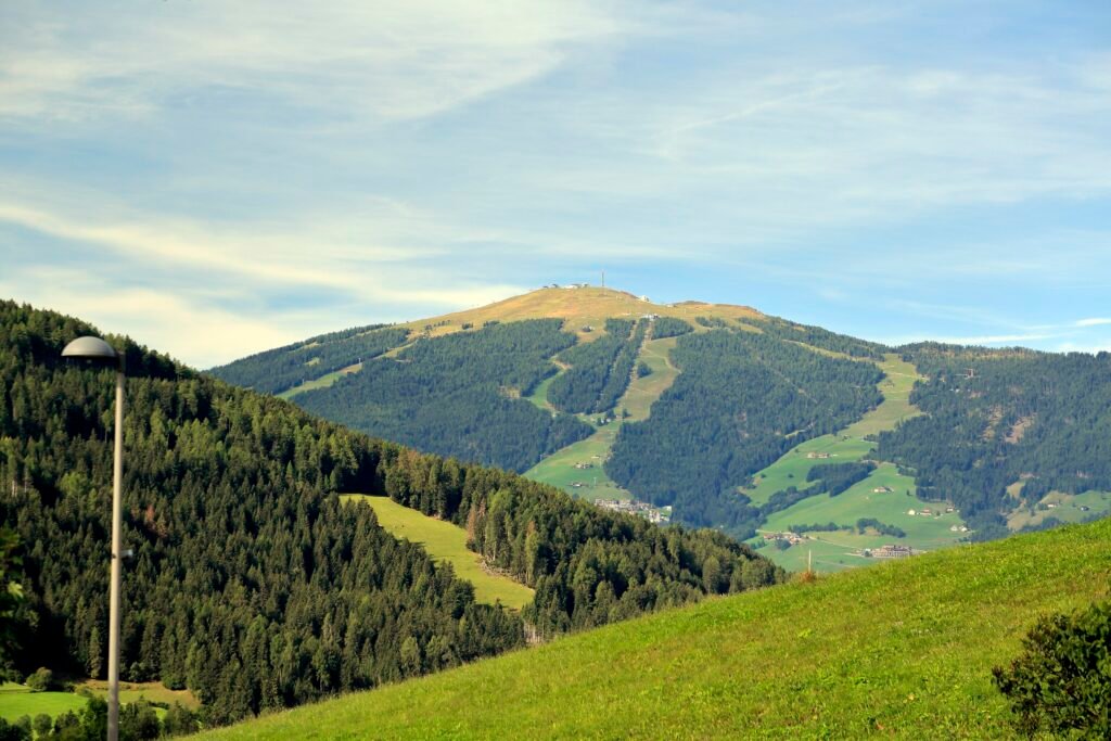 Plan de Corones visto dalla Val Pusteria