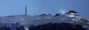 Plan de Corones in inverno visto da Brunico
