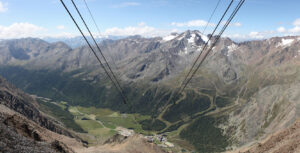 La Val Senales vista dalla funivia